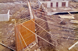 Photograph of the "K" and "L" Building Construction