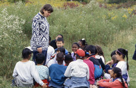 Photograph of an An Arboretum Naturalist With Kids