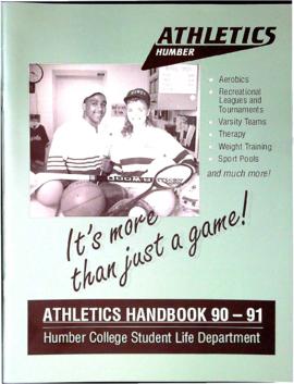 Athletics handbook, 1990-1991