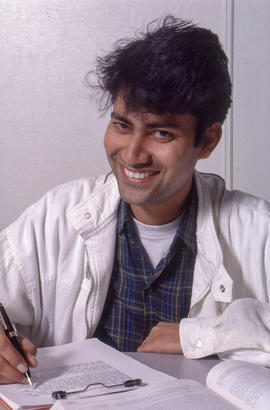 Photograph of a smiling student