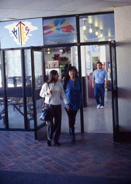 Photograph of the entrance to Kites Cafeteria