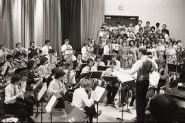 Photograph of Humber's musicians and choir