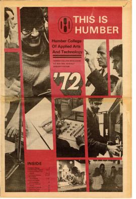 "This is Humber" : [January 1972]