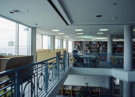 Photograph of the third floor of North Campus library