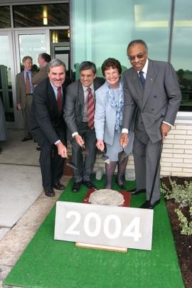 Lincoln Alexander at Guelph-Humber marker ceremony : [photograph]