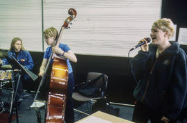 Photograph of music students