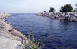 A photograph of Lake Ontario south of Lakeshore Campus