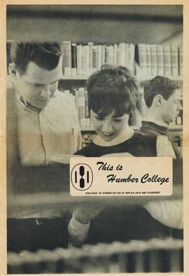 Photograph of the cover from the first issue of This is Humber College