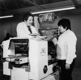 Photograph of students from the Industrial Machining Technology programme