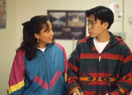 Photograph of Two Students Talking