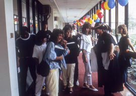 Photograph of students promoting CAPS at North Campus