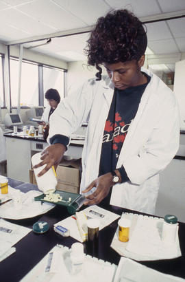 Photograph of  Pharmacy Assistant students at work