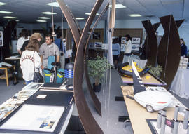 Photograph of an Industrial Design fair in Building NX