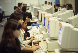 A photograph of students
