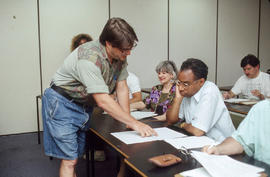 Photograph of Paul Quarrington at summer writing workshop