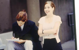 Photograph of students laughing