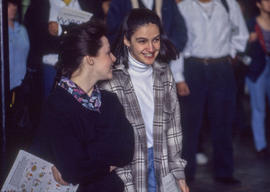 Photograph of two students at Humber Nutrition Week