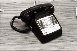Photograph of telephony machines