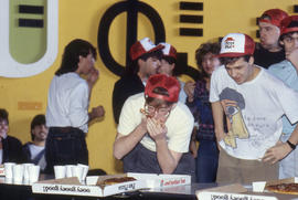 Photograph of a food eating contest
