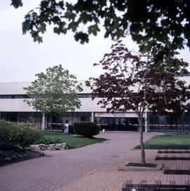 Photograph of the D Building Main Entrance