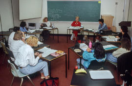 Photograph of a breakout session at the Creative Writing workshop