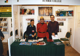 Photograph of Humber representatives and RCMP officer
