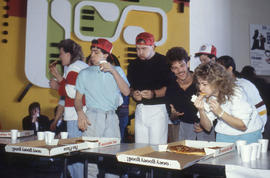 Photograph of a food eating contest