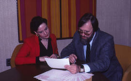 Photograph of Bev Walden and Mirella Cirfi