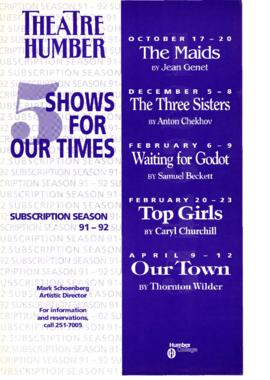 "5 Shows for Our Times" : [poster]