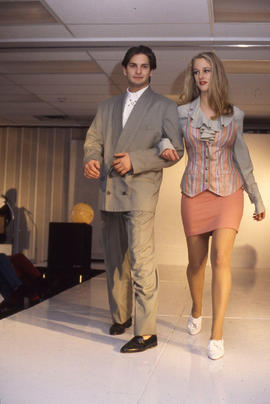 Photograph of Fashion Students Walking Down the Runway