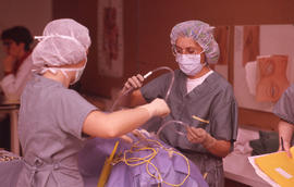 Photograph of an Operating Room Nurse exercise