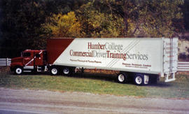 Photograph of Humber's tractor trailer