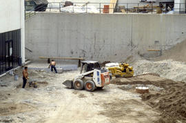 Photograph of a building construction at North