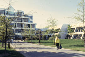 Photography of the Library building ("NX") and Humber's main entrance