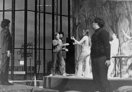 Photograph of Theatre Arts Students Rehearsing a Play