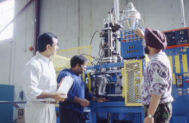 Photograph of students at the Canadian Plastics Training Centre