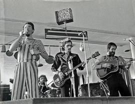 Photograph of an Unknown Music Group Performing in the North Concourse