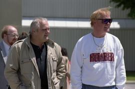 Photograph from the President's faculty and staff barbecue