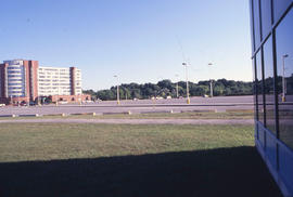 Photograph of a view of North residence buildings