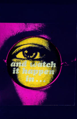 Photograph of an IMC Poster