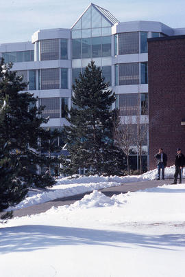 A photograph of the main entrance at Humber College North Campus