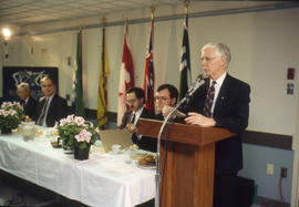 Photograph of a seminar on the topic of the internet
