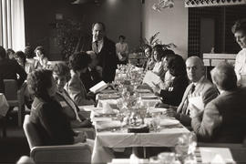 Photograph of guests seated at tables