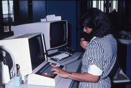 Photograph of Computer Operator Roseanne Bondi