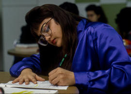 Photograph of  a travel and tourism student