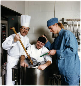 Photograph of hospitality students