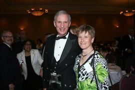 President Squee Gordon and guest at his 2007 retirement reception : [photograph]
