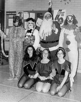Photograph of Lakeshore Staff Dressed Up for a Christmas Party