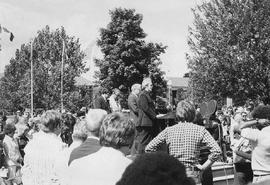 Photograph of Derwyn Shea at the Annual Opening of the Canadian National Exhibition