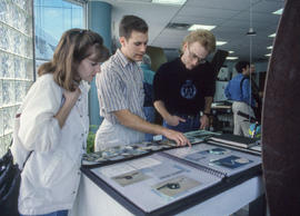 Photograph of students at the Industrial Design Fair